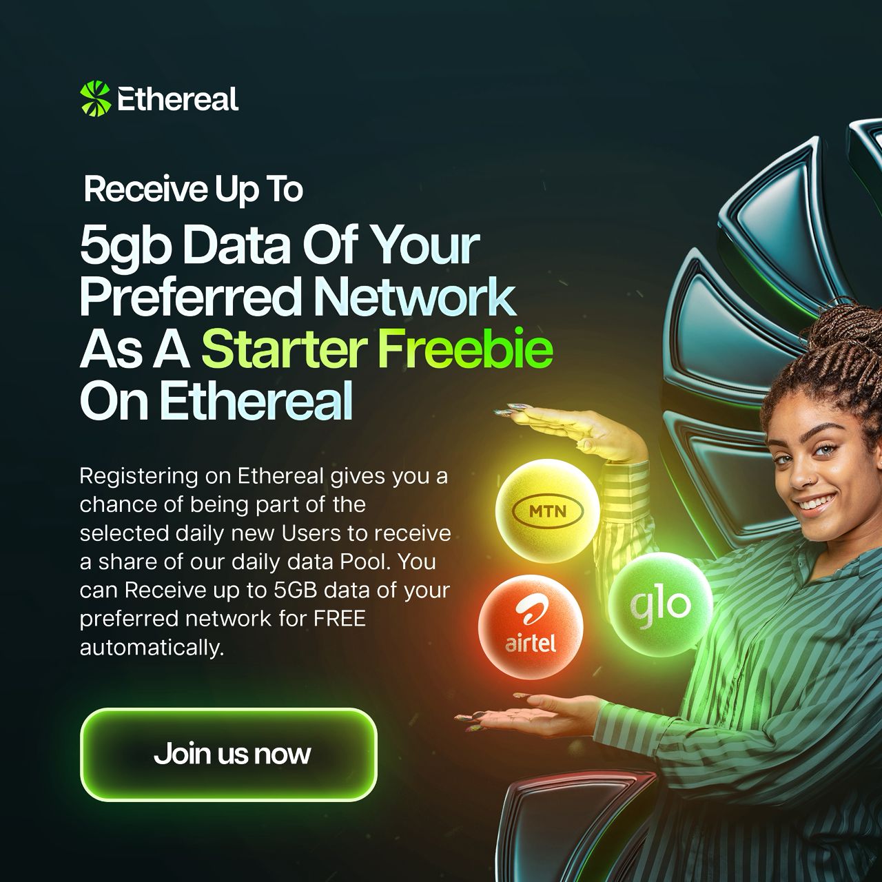 ETHEREAL SIGNUP DATA REWARD