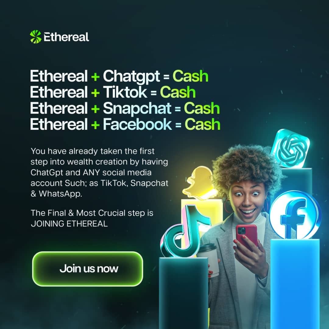 Ethereal Social Media Earning